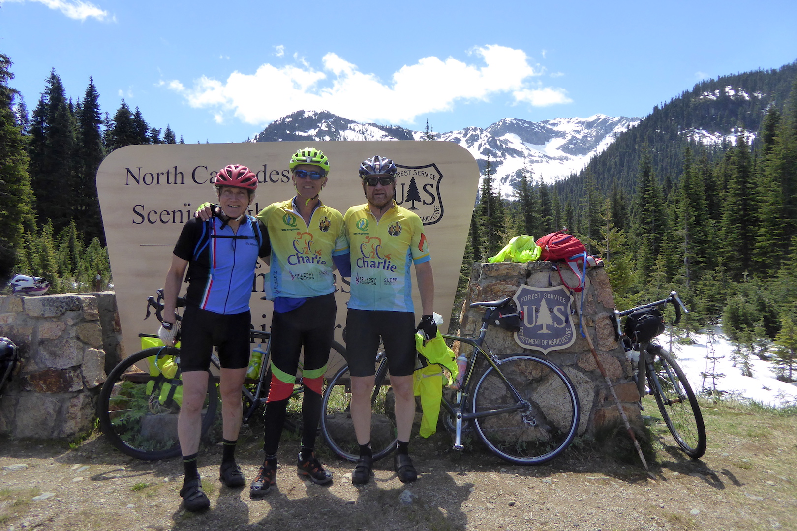 Charlie's group at Rainy Pass_06212017